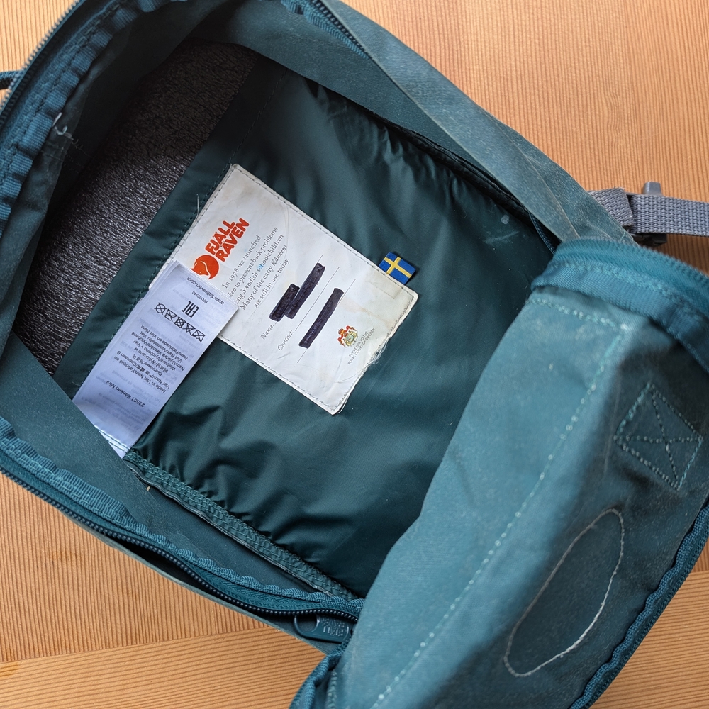 Kånken Mini Blue Backpack - Picture 3 of 6